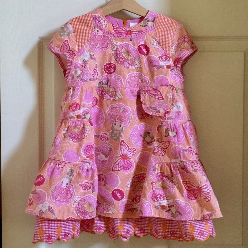Oilily cotton dress size 98 US 3